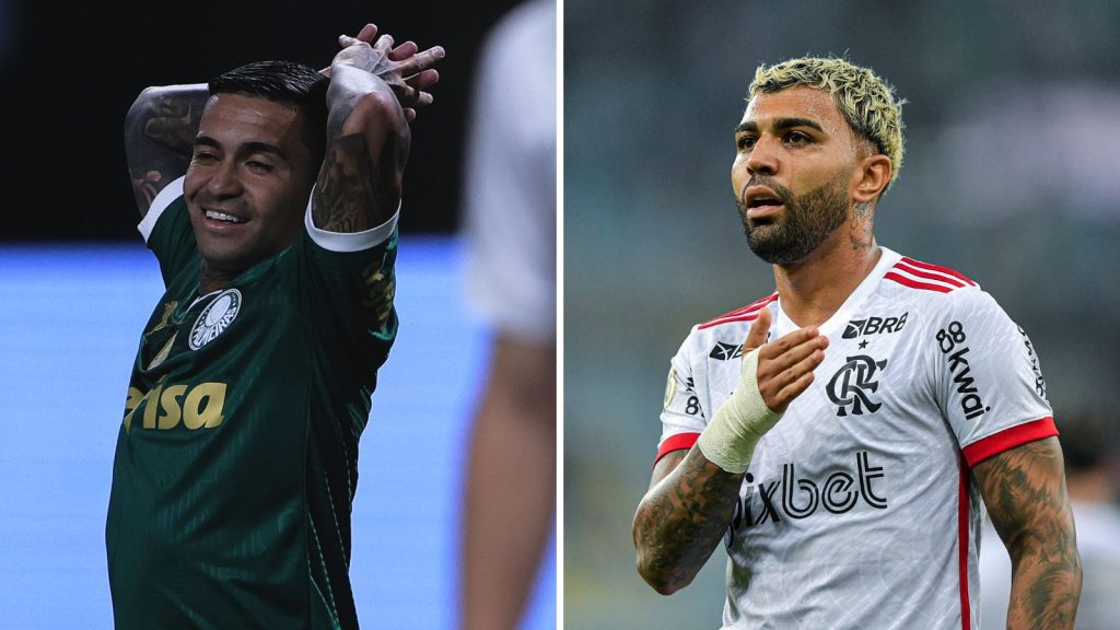 Sem negócio por Rony, Flamengo viu Palmeiras oferecer Dudu em troca por Gabigol – Fotos: AGIF