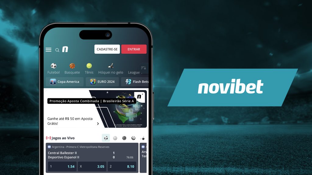 A Novibet possui um app para dispositivos móveis